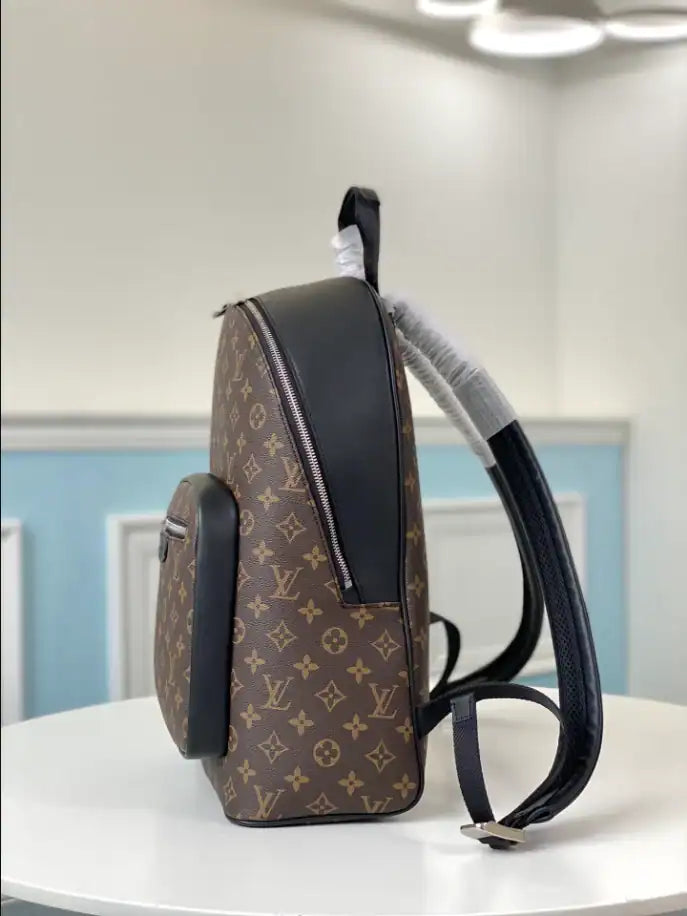 LV Josh Monogram Canvas  Backpack - Brown