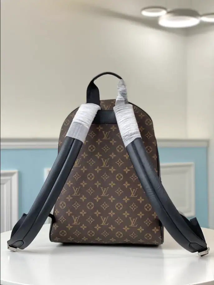 LV Josh Monogram Canvas  Backpack - Brown