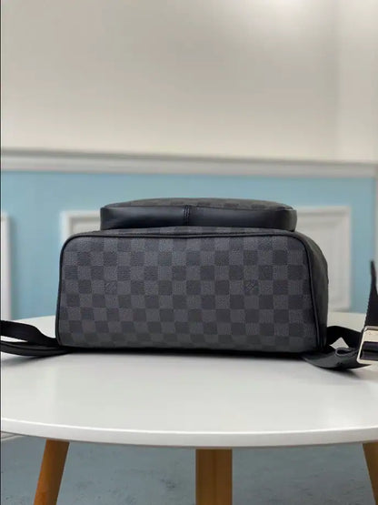 LV Josh Damier Canvas Backpack - Navy