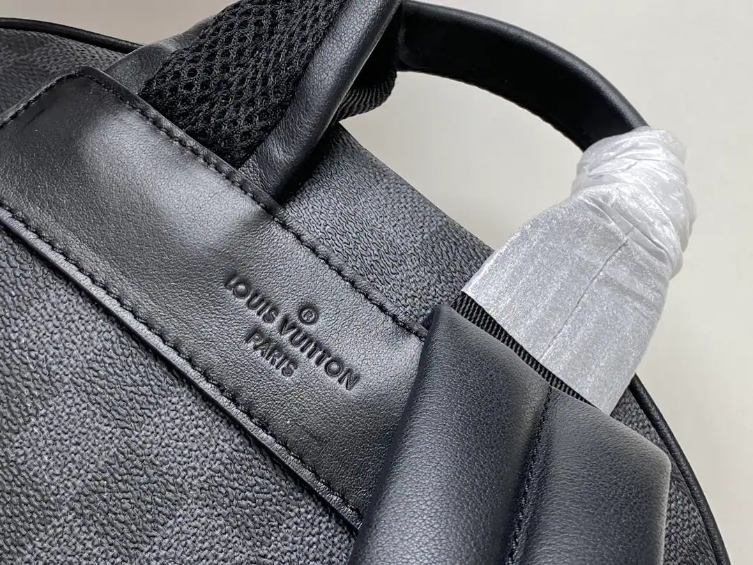 LV Josh Damier Canvas Backpack - Navy