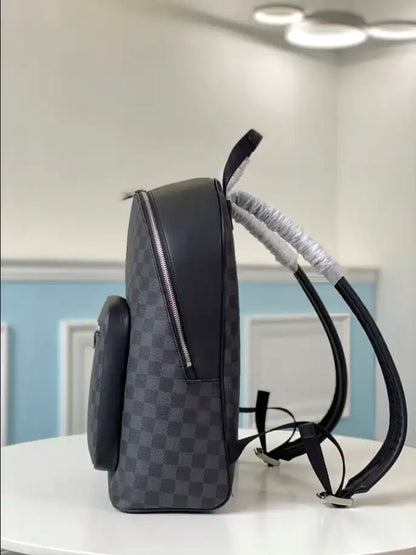 LV Josh Damier Canvas Backpack - Navy