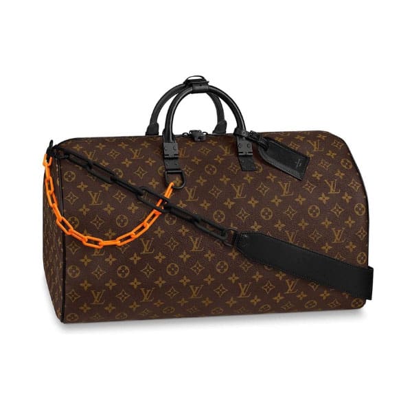 LV Keepall Monogram Duffle Bag - Brown