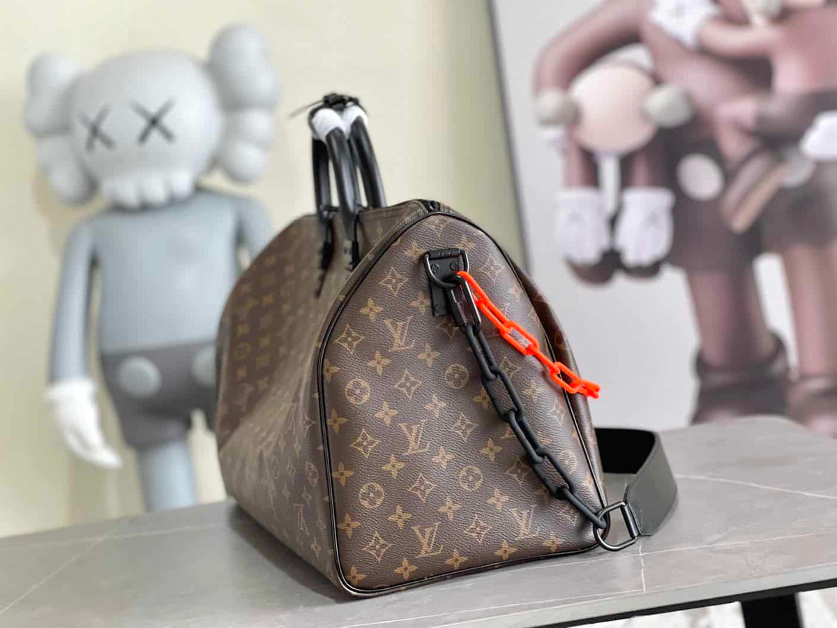 LV Keepall Monogram Duffle Bag - Brown