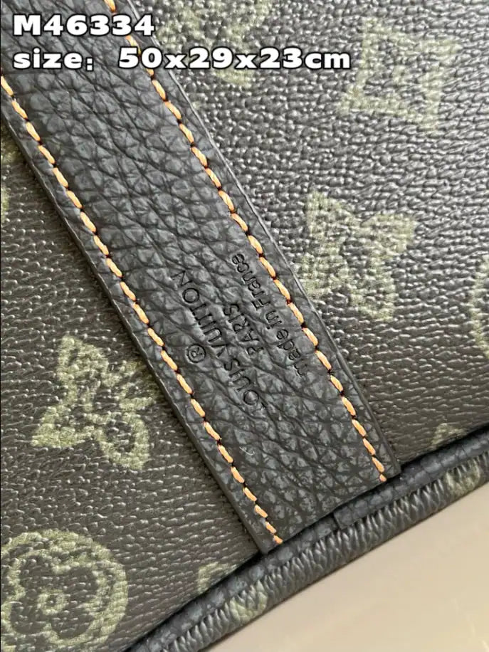 LV Keepall Bandouliere Monogram Duffle Bag - Black