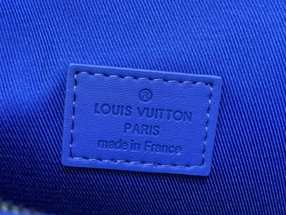 LV Keepall Bandouliere Duffle Bag - Blue