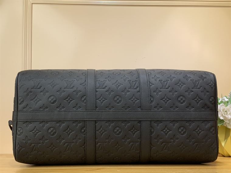 LV Keepall Bandouliere Monogram Duffle Bag - Black