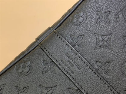 LV Keepall Bandouliere Monogram Duffle Bag - Black