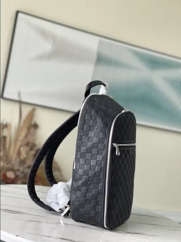 LV Michael Campus Damier Backpack - Black
