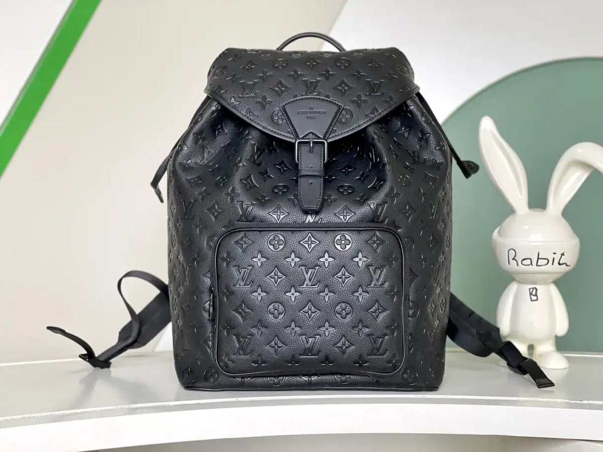 LV Montsouris Backpack - Black
