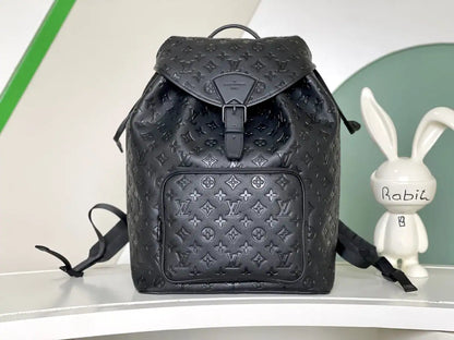 LV Montsouris Backpack - Black