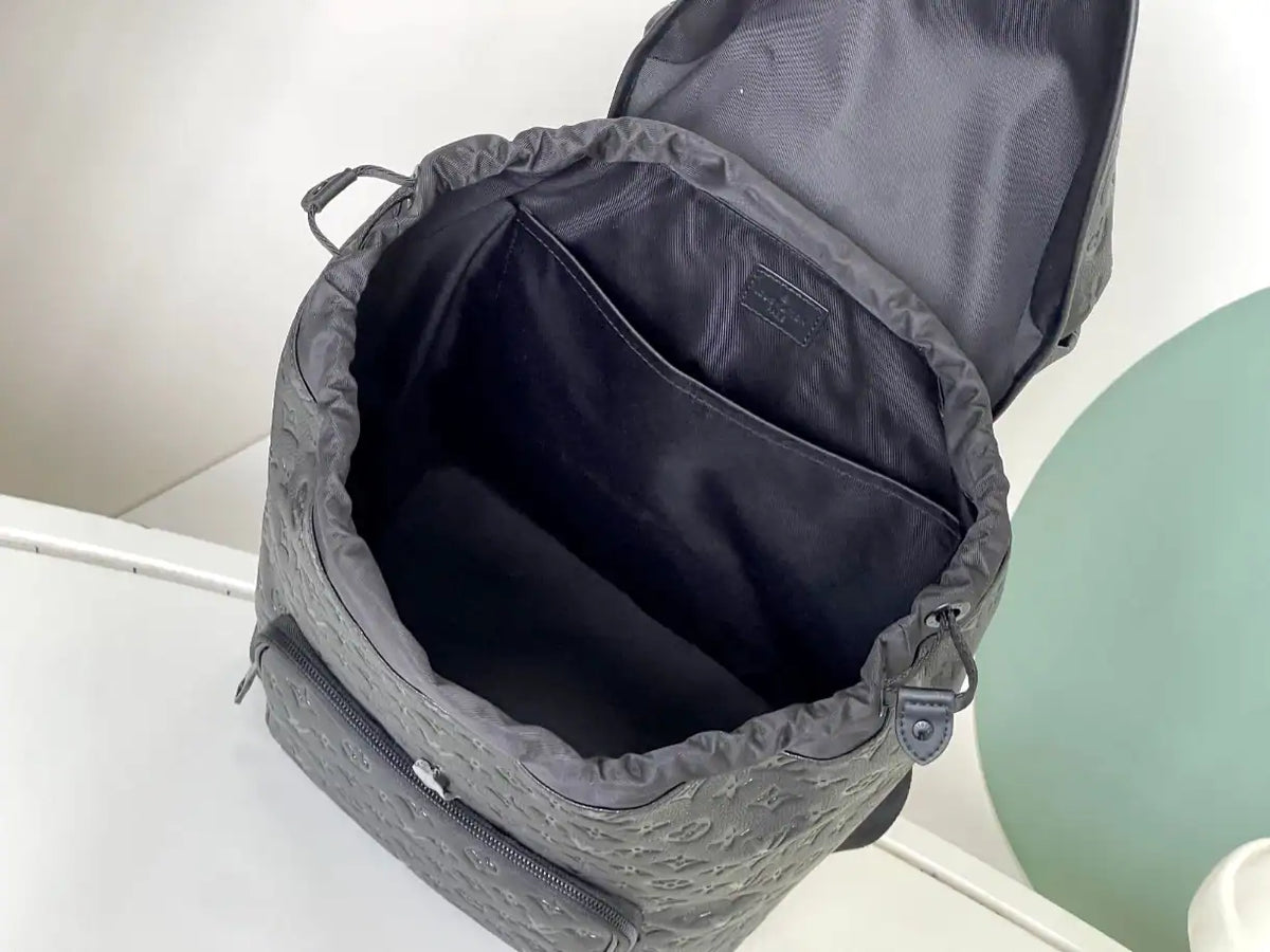LV Montsouris Backpack - Black