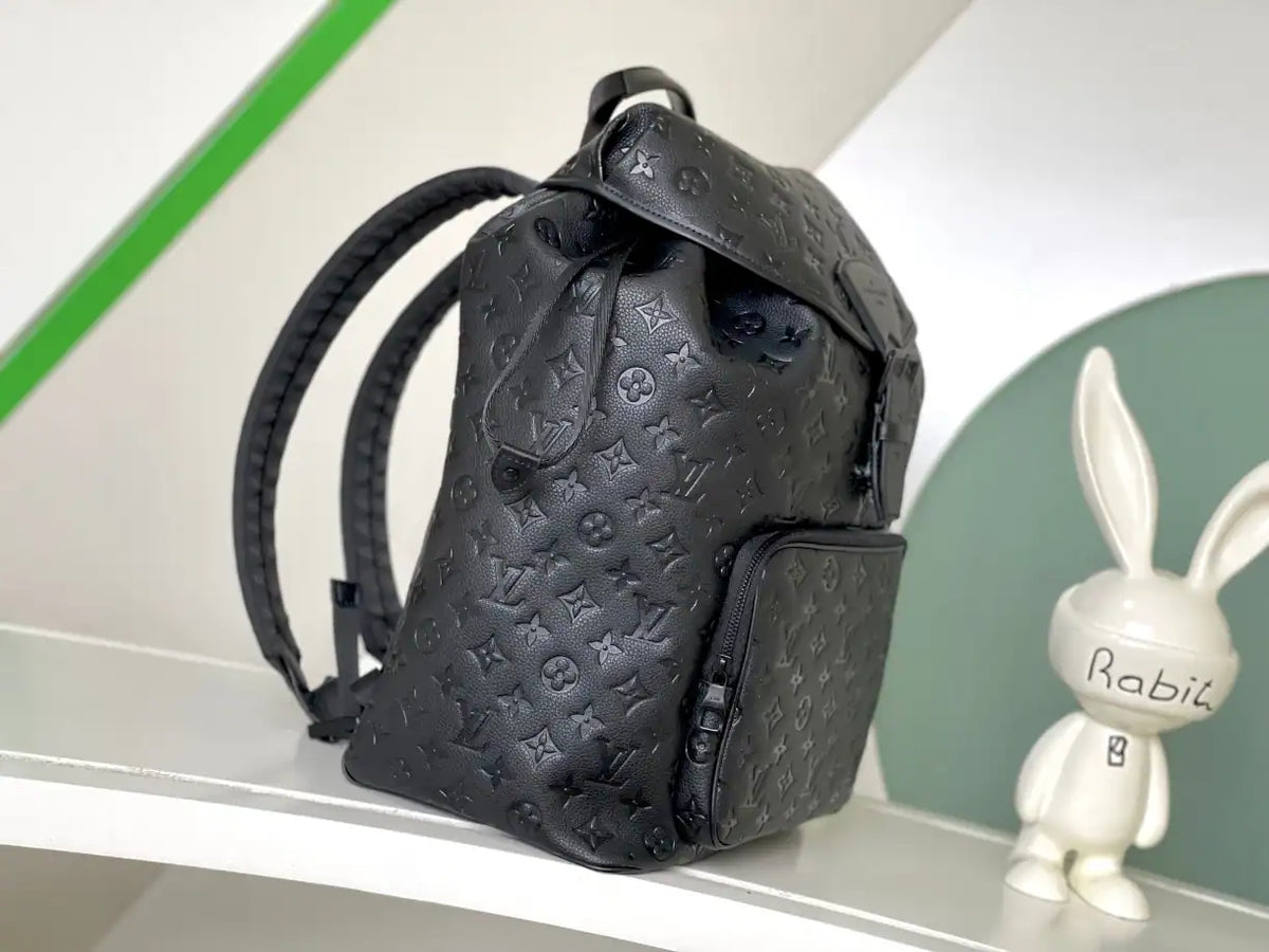 LV Montsouris Backpack - Black