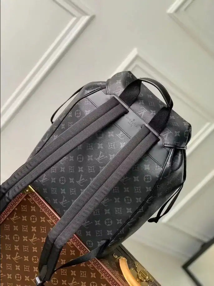 LV Montsouris Backpack - Black