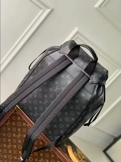 LV Montsouris Backpack - Black