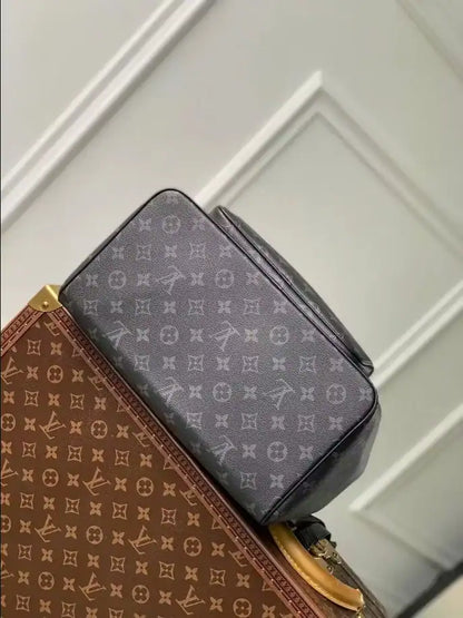 LV Montsouris Backpack - Black