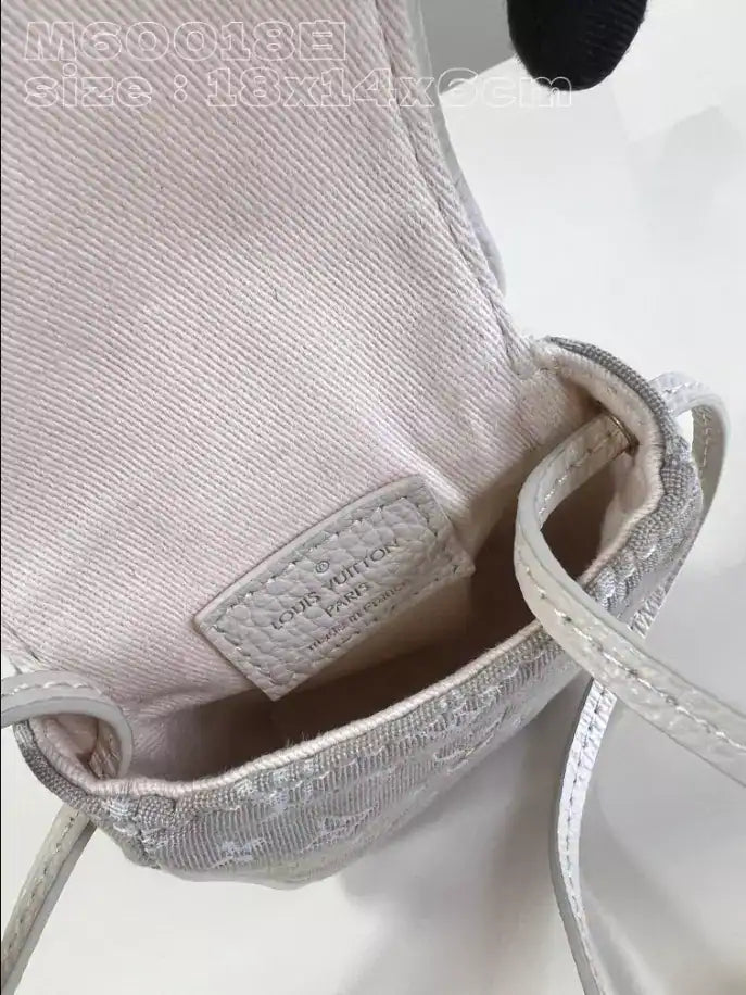 LV Pochette Cancun Pouch Shoulder Bag - Grey