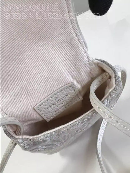 LV Pochette Cancun Pouch Shoulder Bag - Grey