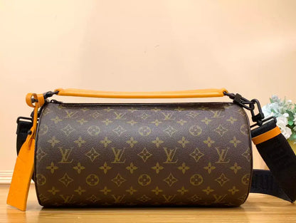 LV Soft Polochon Bag - Brown