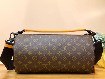 LV Soft Polochon Bag - Brown