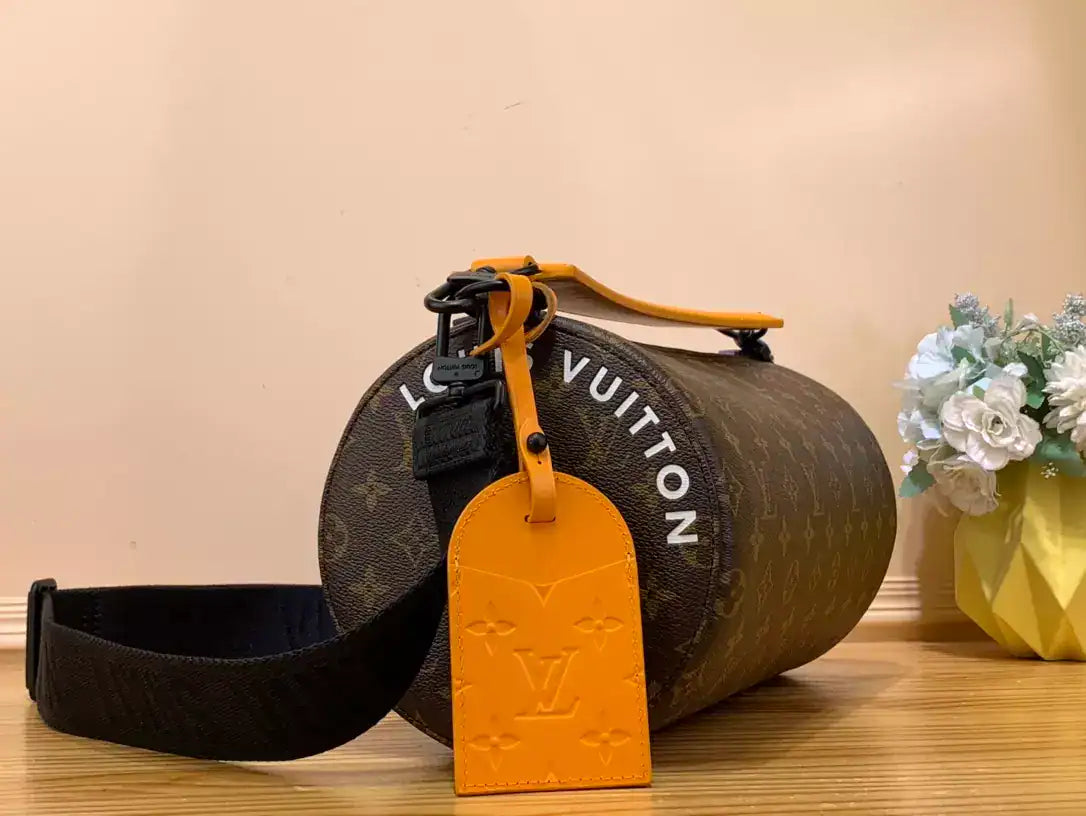 LV Soft Polochon Bag - Brown