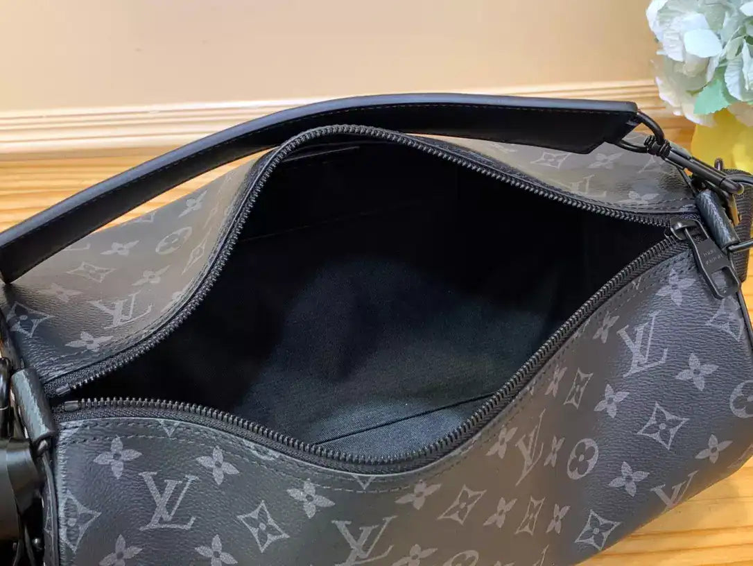 LV Soft Polochon Bag - Black