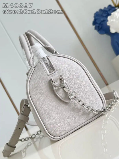 LV Speedy Bandouliere Bag - Grey
