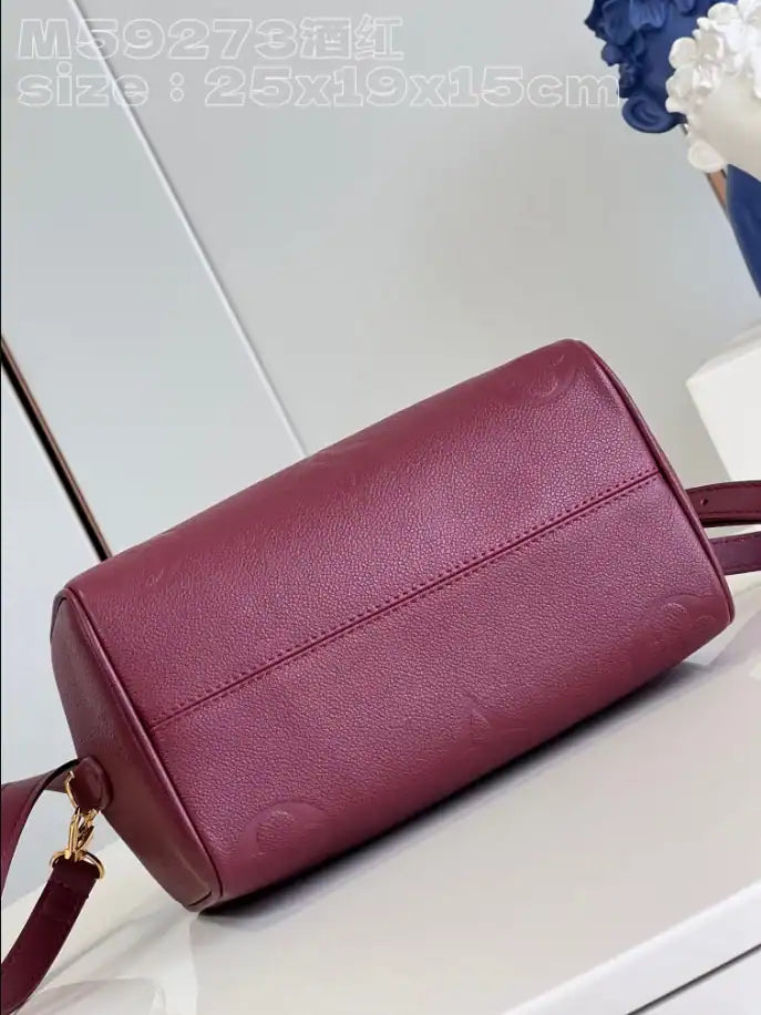 LV Speed Bandouliere Bag - Burgundy