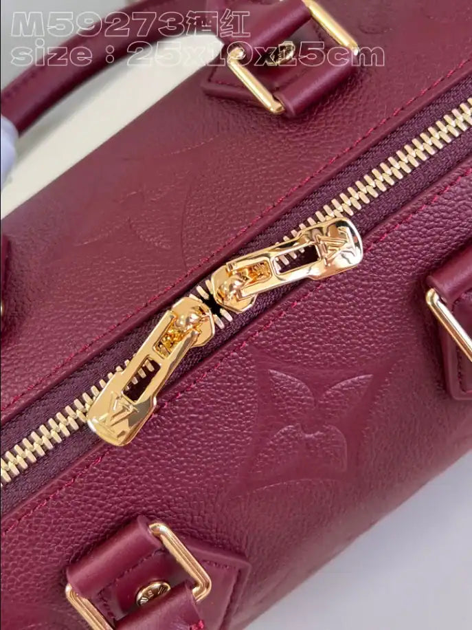 LV Speed Bandouliere Bag - Burgundy