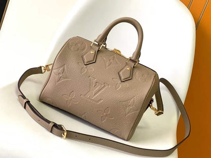 LV Speedy Bandouliere Bag - Beige