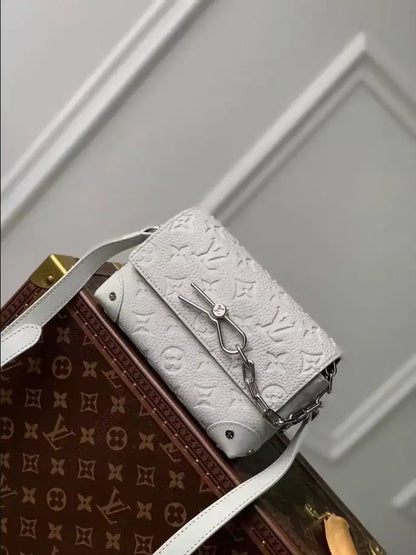LV Steamer Wearable Wallet - White