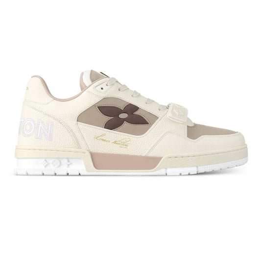 LV Trainer Sneakers - Beige/Brown