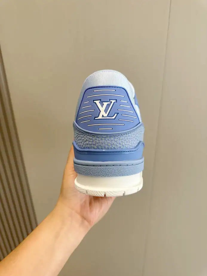 LV Trainer Sneakers - Blue