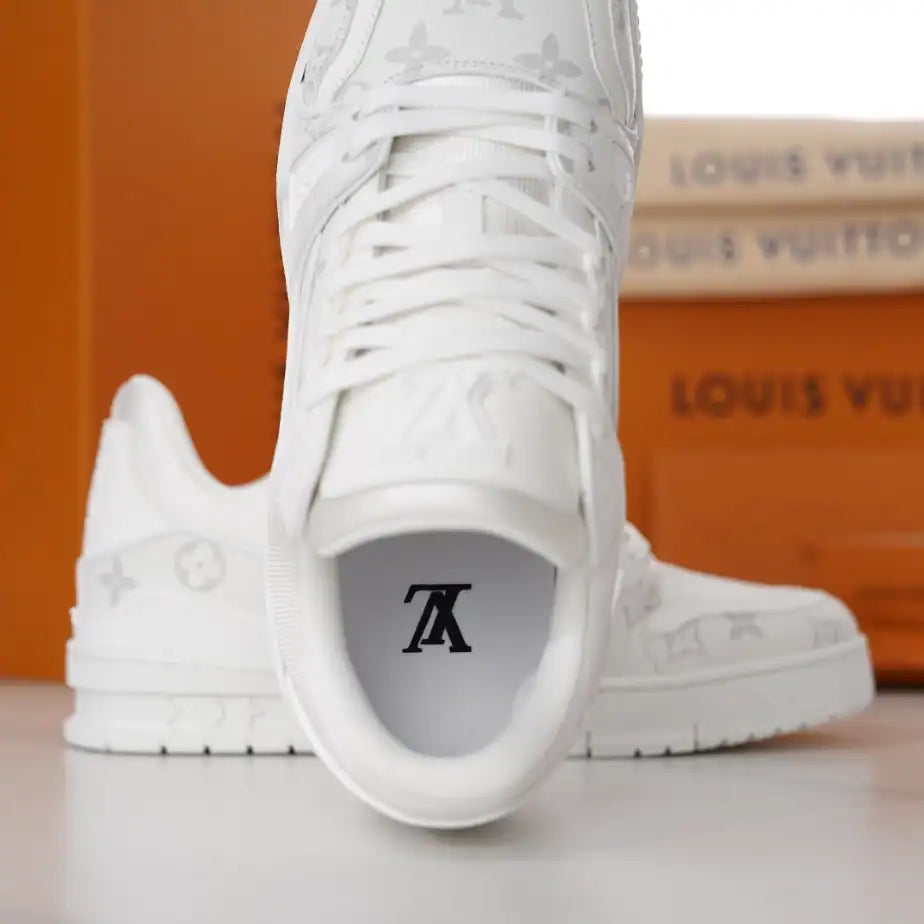 LV Trainer Sneakers - White