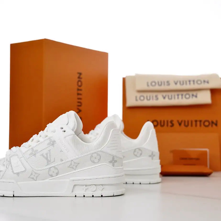 LV Trainer Sneakers - White
