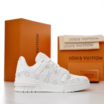 LV Trainer Sneakers - White