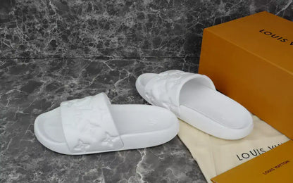 LV Logo Slides - White