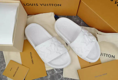 LV Logo Slides - White