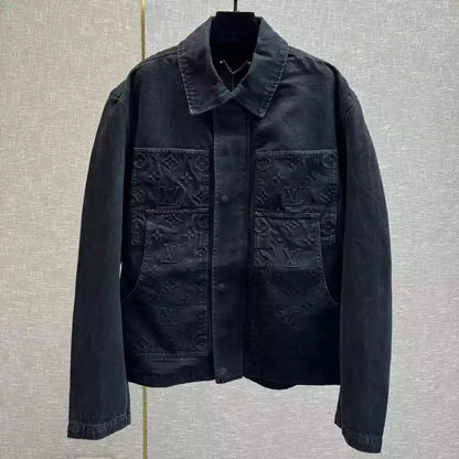 LV Denim Jacket - Black