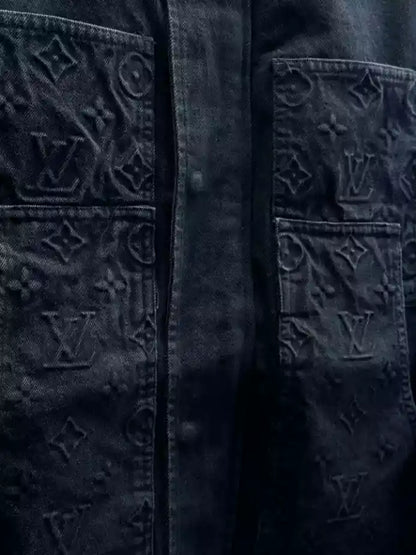 LV Denim Jacket - Black