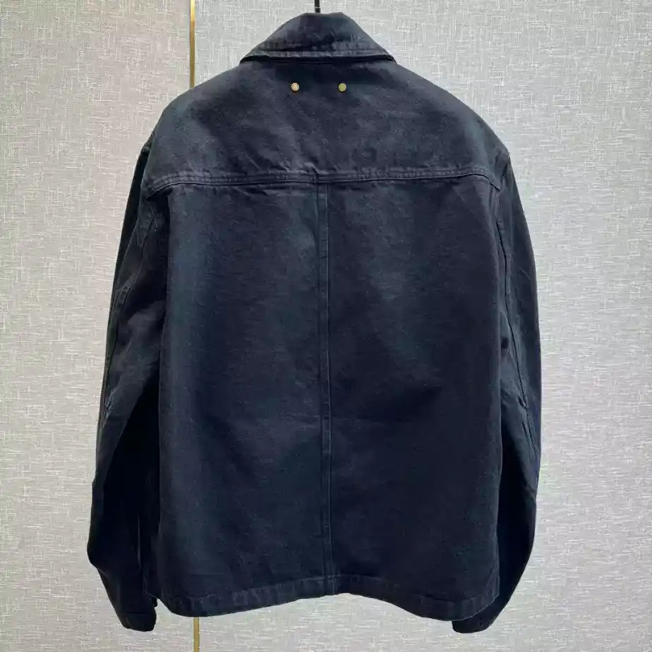 LV Denim Jacket - Black