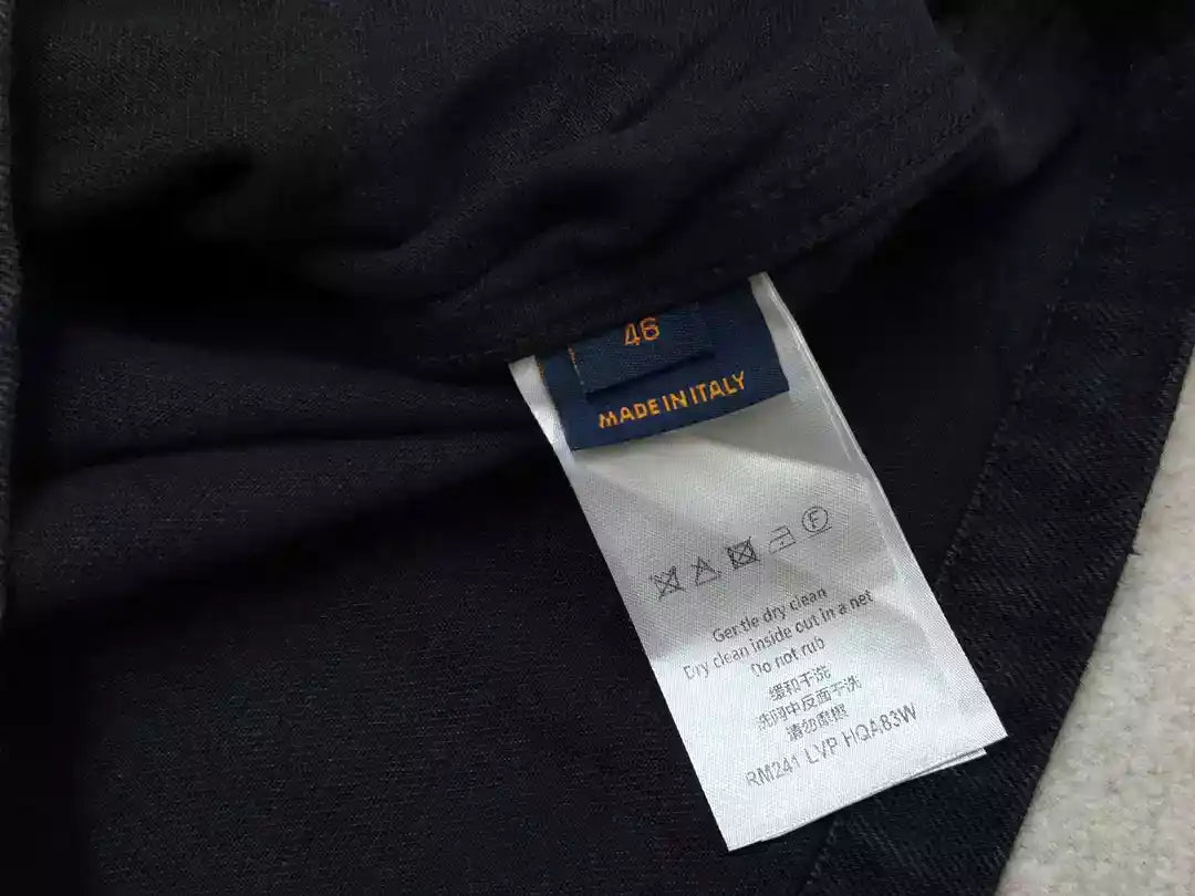 LV Denim Jacket - Black
