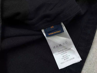 LV Denim Jacket - Black