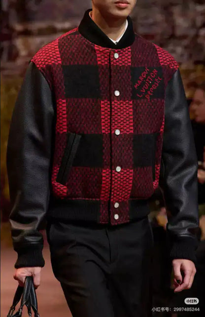 LV Lumberjack Jacket - Black/Red