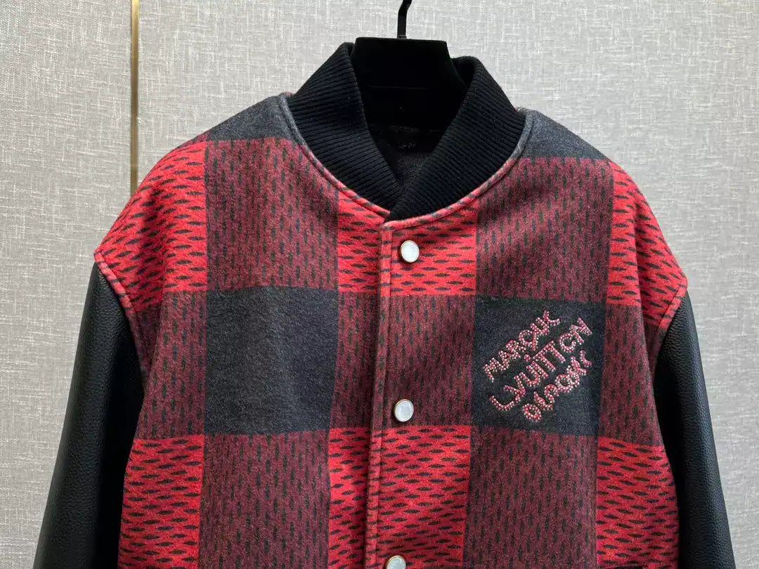 LV Lumberjack Jacket - Black/Red