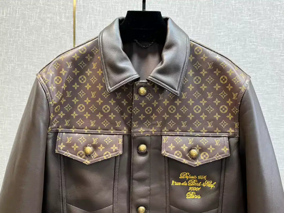 LV Jacket - Brown