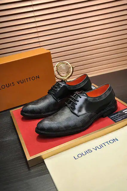 LV Lace-Up Shoes - Black