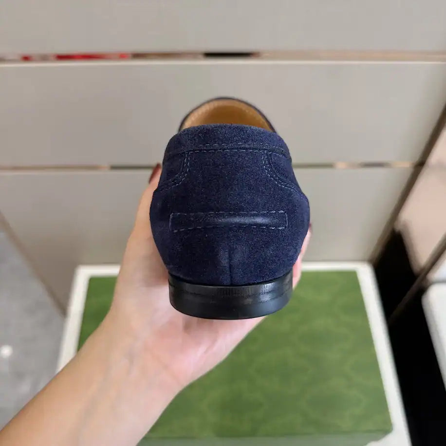 Gucci Jordaan Loafers - Navy