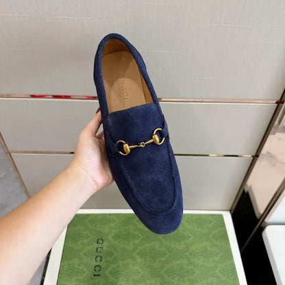 Gucci Jordaan Loafers - Navy