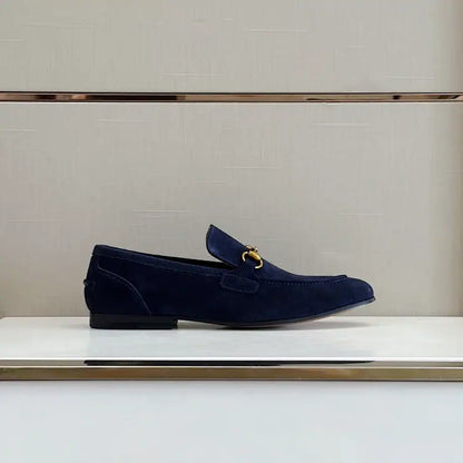 Gucci Jordaan Loafers - Navy