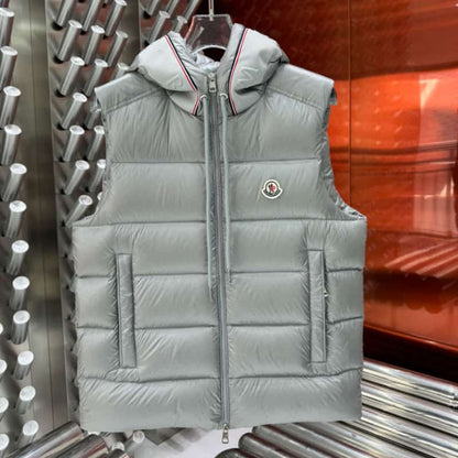 Moncler Luiro Down Vest - Grey